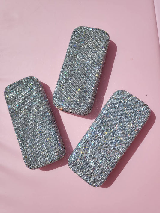 Crystal Encrusted Glasses Case