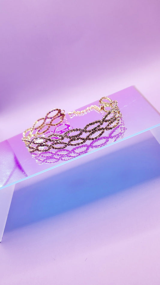 Mesh Crystal Bracelet
