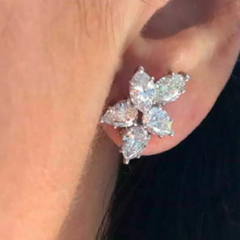 Crystal Cluster Earrings